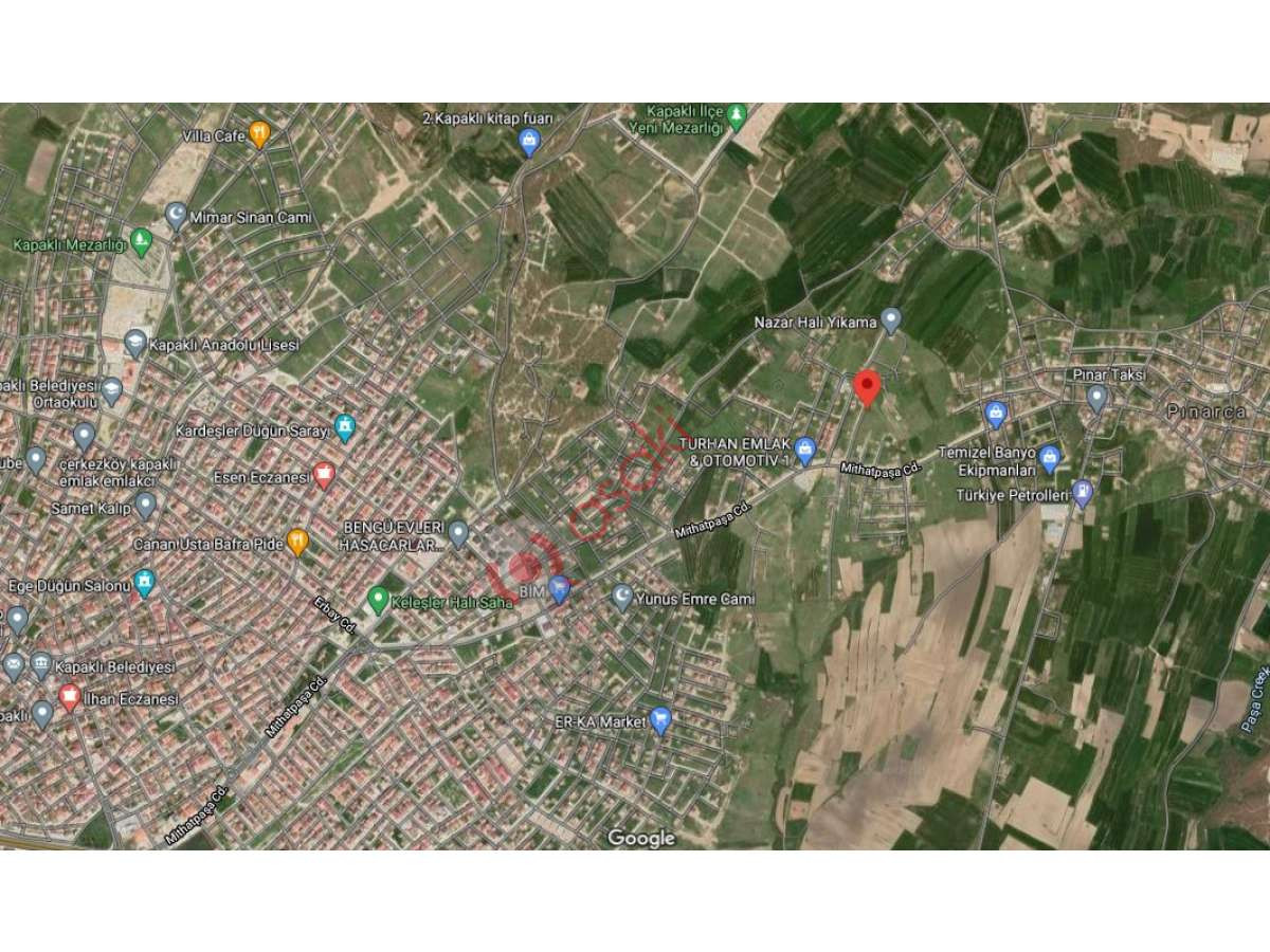 Kapaklı Merkezin Bitişiği Pınarca'da Satılık Arsa - Büyük 0