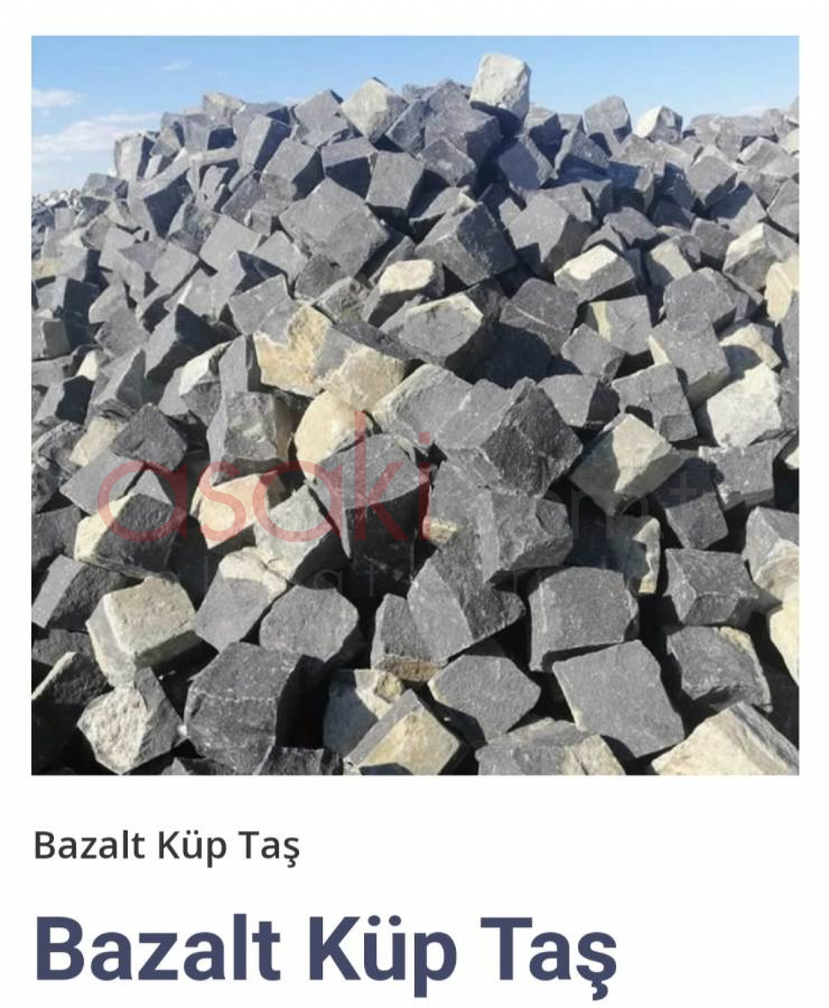 Er-ni doğal bazalt küp taş Diyarbakır - Büyük 11