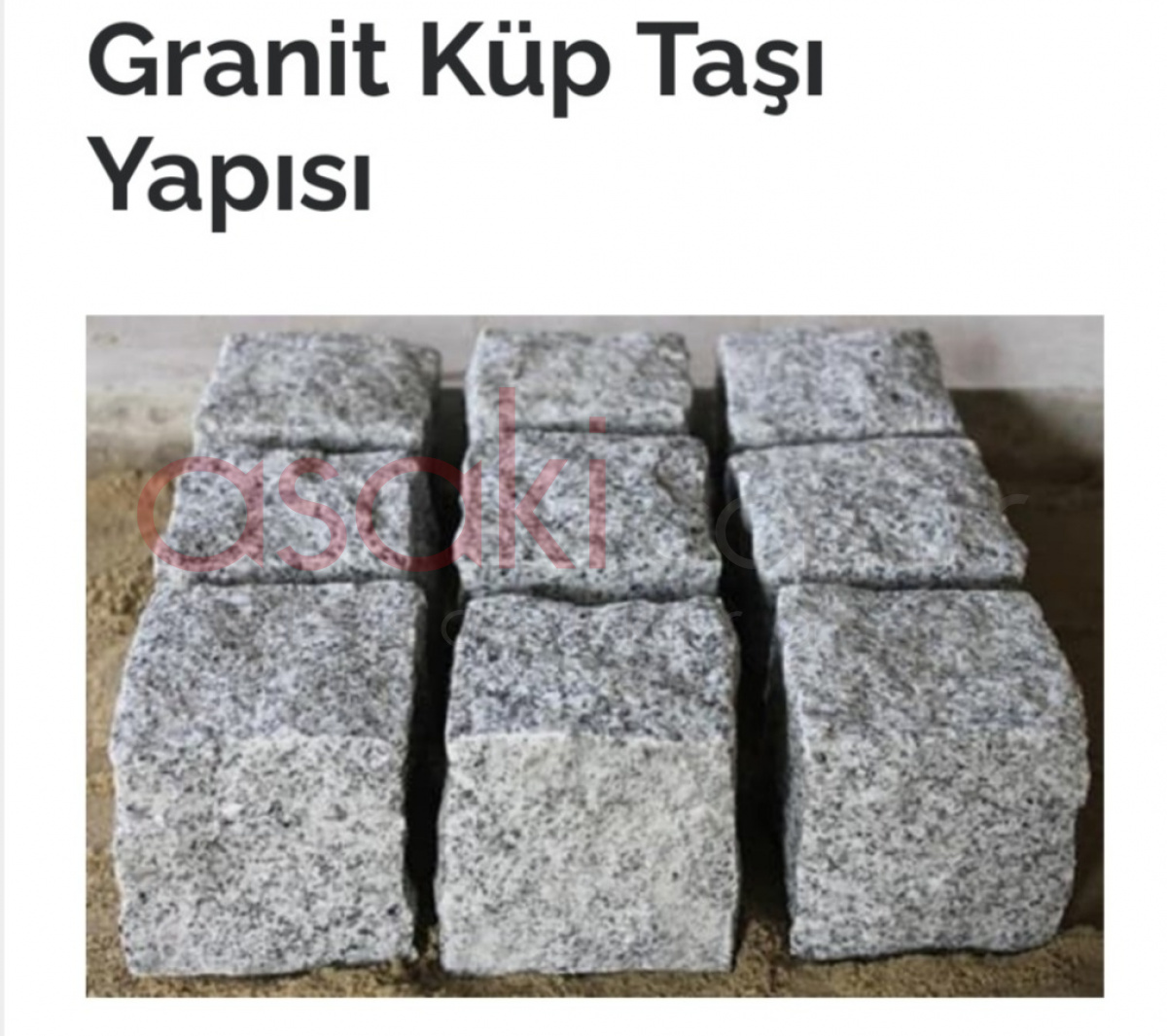 Erni granit küptaş doğal granit küp taş Begonit küp taş,)Urla) - Büyük 5