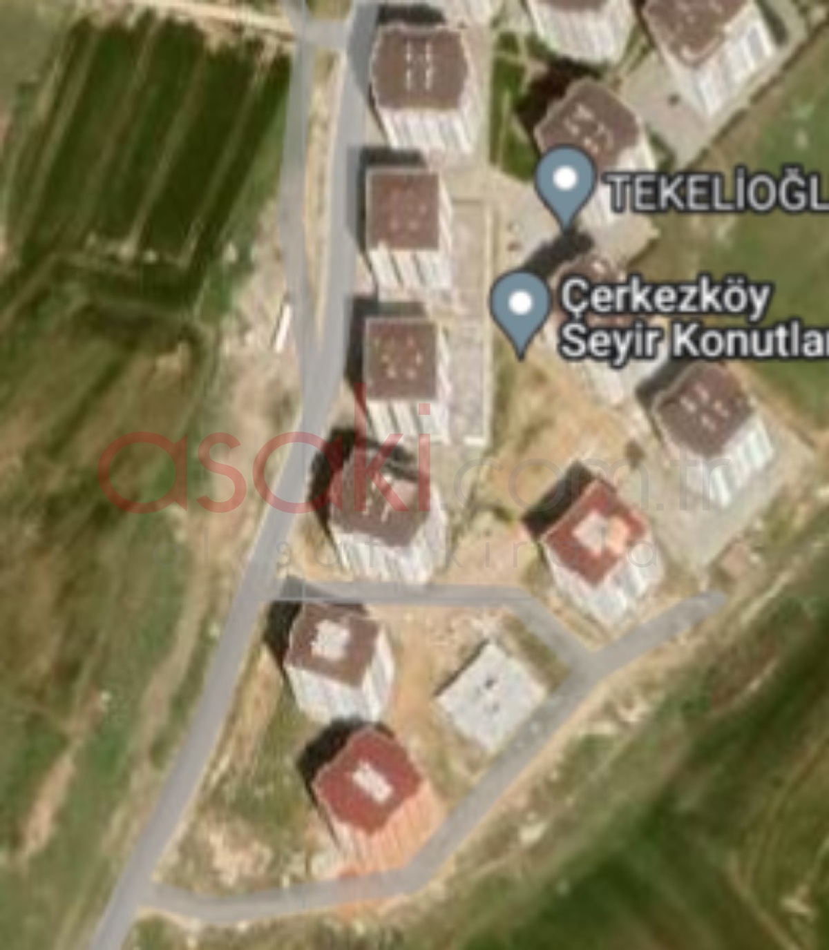 Çerkezköy Kızılpınar mh 400 m² Satılık Arsa
