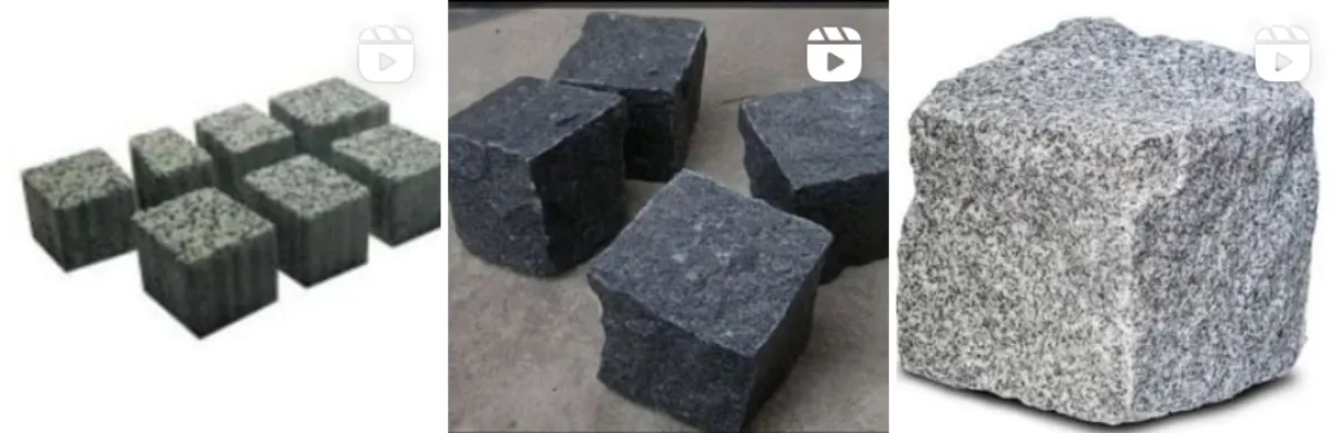 Bergama granit küp taşı ve Erni granit küp taşı işçilik ekibi, - Büyük 0