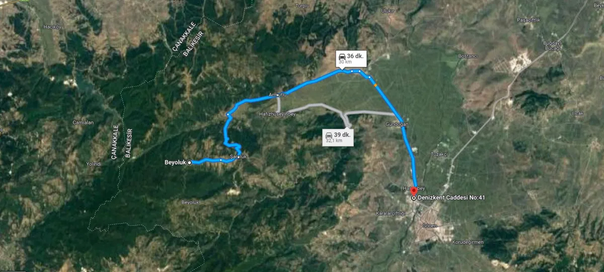 GÖNEN ŞAROLUK'DA | KÖYE 1,5KM MESAFEDE 10.000M2 SATILIK TARLA - Büyük 5