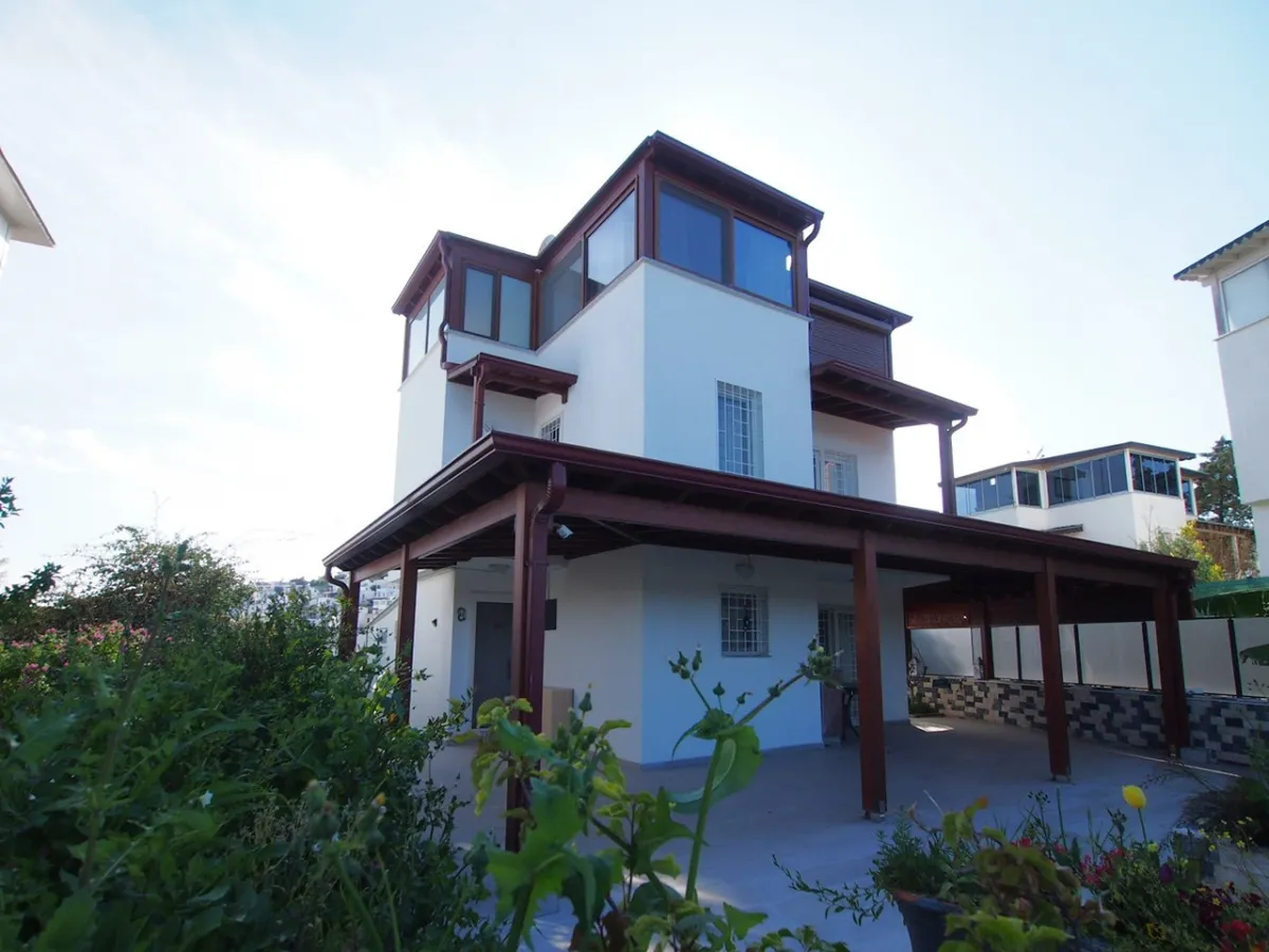 Bodruma yakın satılık müstakil villa indirimli ev deniz manzaralı - Büyük 21