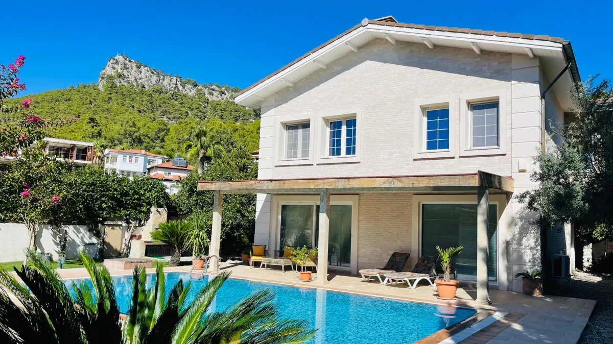 Kemerin en gözde tatil belderin'den Kiriş'te Satılık Villa - Büyük 15