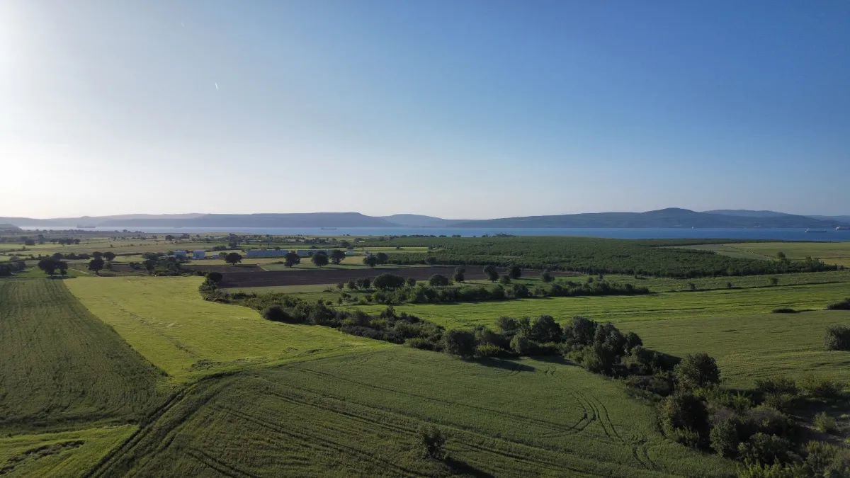 ÇANAKKALE ÖZBEK KÖYÜNDE 3800 m2 SATILIK TARLA HAN EMLAK OTOMOTİV' - Büyük 15