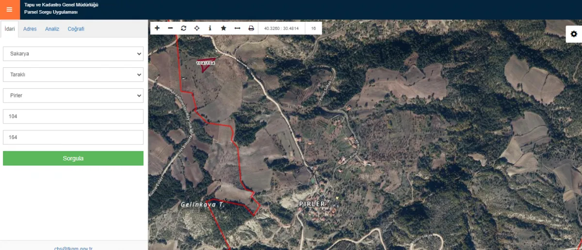 uludağ gayrimenkul pirler mahallesinde 1760 m'2 satılık cevizlik