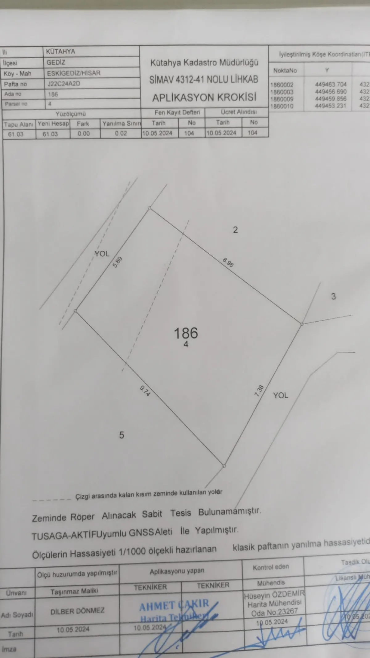 KÜTAHYA ESKİGEDİZ ARSA TAPU SAHİBİ PERTA EMLAK ÜMİT TAHMAZ - Büyük 15