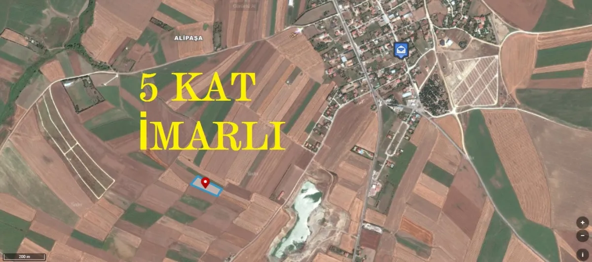 SİLİVRİ ALİPAŞADA 5 KAT KONUT İMARLI 6232 M2 ARSA