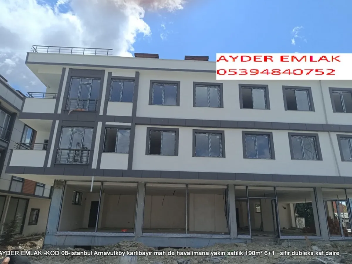 havalimana yakın satılık 190m² 6+1 –sıfır dubleks.kat daire  - Büyük 6