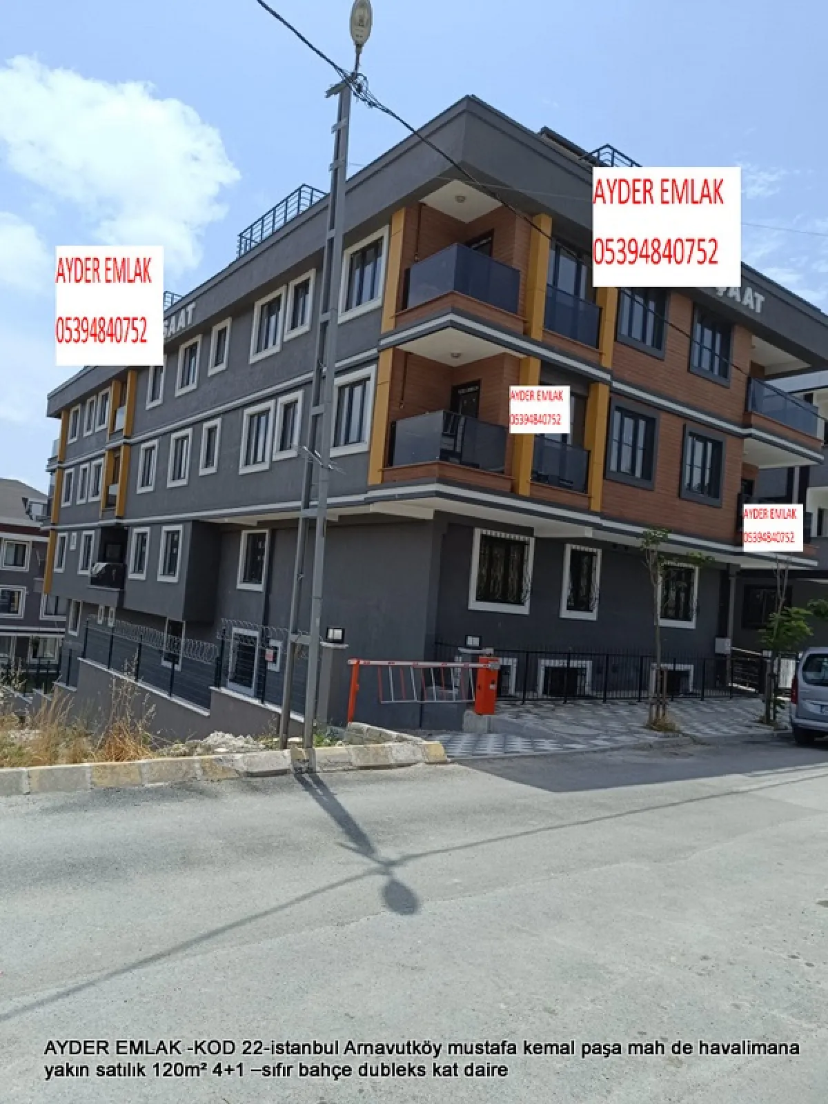 havalimana yakın satılık 120m² 4+1 –sıfır bahçe dubleks kat daire - Büyük 9